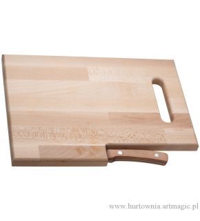 Drewniana deska z nożem Lizzano - 3388