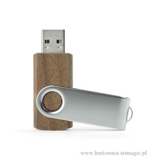 Pamięć USB Twister 8GB drewno ciemne - 44014bc