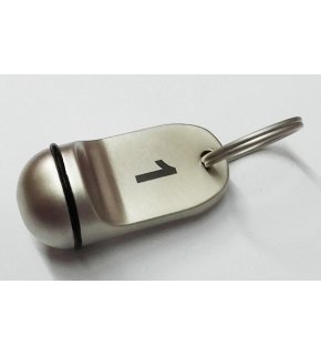 Breloki hotelowe metalowe - R73312 + grawer gratis !