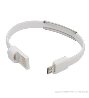Kabel, opaska USB Bracelet - R50189 + grawer gratis !