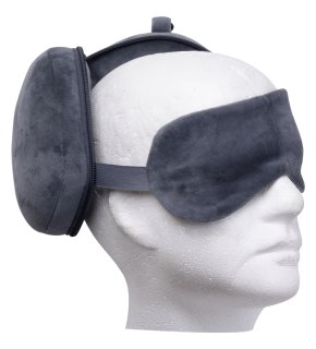 Poduszka podróżna i opaska na oczy - 75439
